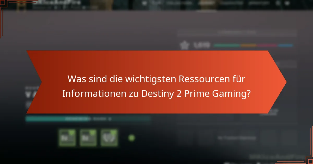 Wie greife ich auf offizielle Ankündigungen zu Destiny 2 Prime Gaming zu?