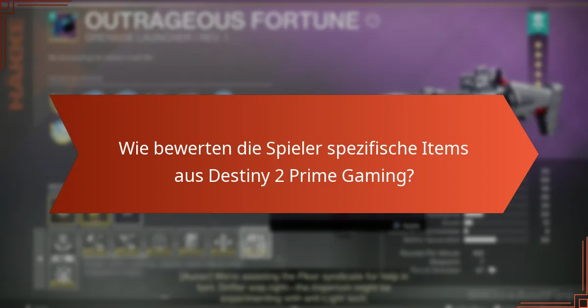 Wie hoch ist das allgemeine Zufriedenheitsniveau mit den Angeboten von Destiny 2 Prime Gaming?